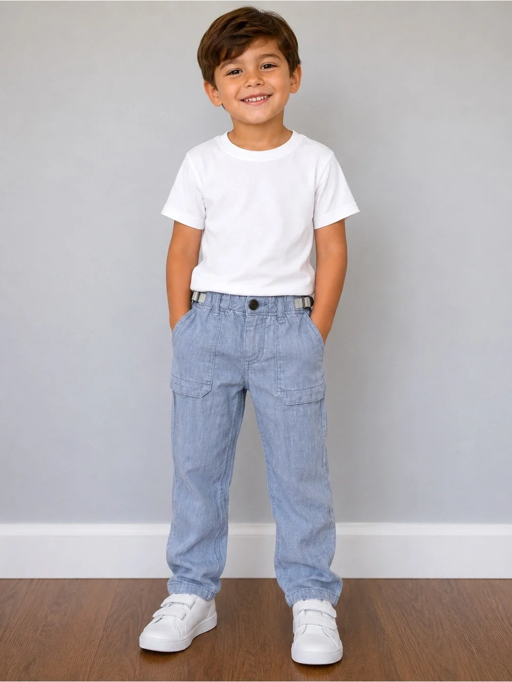 GAP Light Blue Casual Pants for Kids
